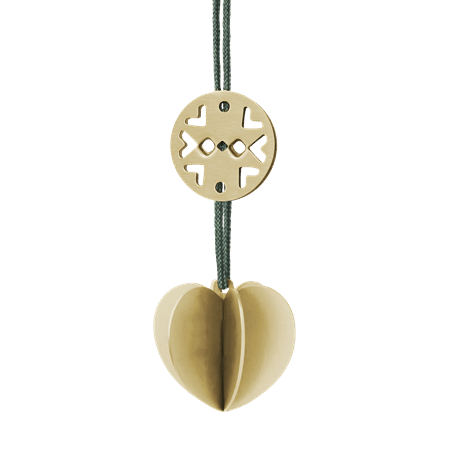 Stelton - Jul Nordic hjerte ornament mini