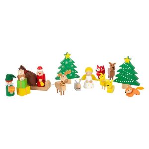 Small Foot - Wooden Animals Christmas in the Woods