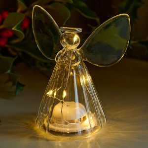 Sirius - Iris Engel H14cm, 10LED, Klar